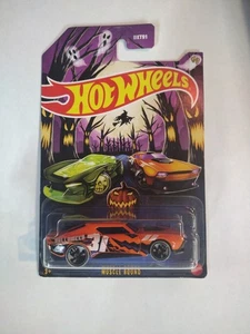 Hot Wheels 2024 HW Halloween 4/5 Orange Muscle Bound - Picture 1 of 2