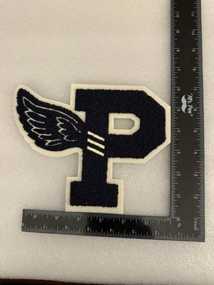 Polo Ralph Lauren Navy P Track And Field Retro Letterman Variety Large Patch  - Image 1 of 2