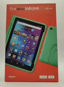 Amazon Fire HD 10 Kids Pro-Tablet Kindertablet 32 GB Mintgrün 10 Zoll (2023) 6+ - Bild 1 von 4