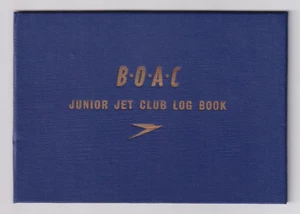 Vintage 1960's B.O.A.C Junior Jet Club LOGBOOK British Overseas Airways airline - Picture 1 of 4