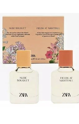 Zara Nude Bouquet & Fields At Nightfall 2 x 30 ml Set Perfume Mujer Fragancia Foto 1 de 4