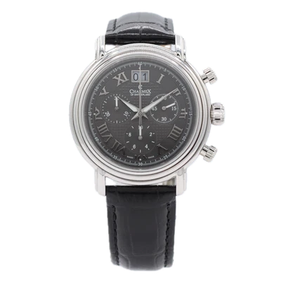 Relógio de pulso masculino de quartzo 41 mm Charmex S/2994 Monaco 1766 5040.B aço suíço - Imagem 1 de 4