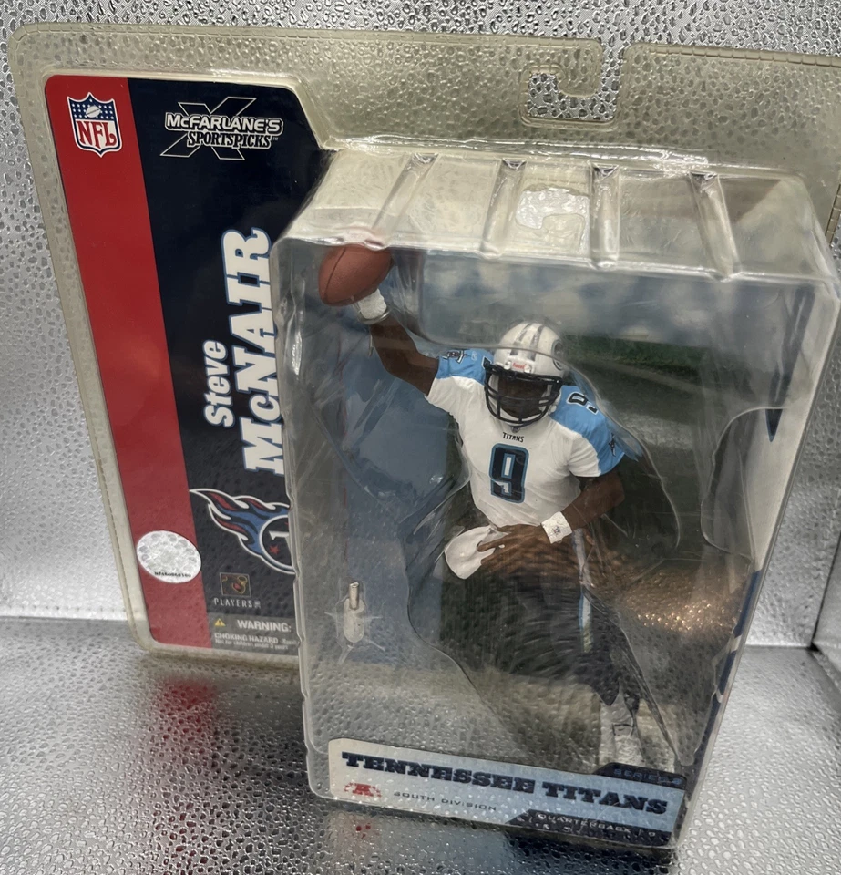 Boneco Steve McNair, Tennessee Titans, NFL McFarlane série 8 2004 - Imagem 1 de 4