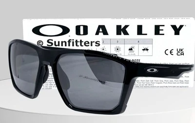 Oakley TARGETLINE polished black POLARIZED black iridium OO9397-08 58 sunglasses - Image 1 of 4