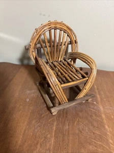 Vintage Wooden Doll Chair  - Picture 1 of 7