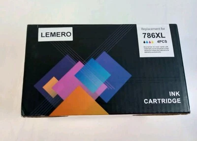 Lemero 786XL Pack Of 4 Toner Cartridges Replacement for Epson WorkForce  - Image 1 of 4