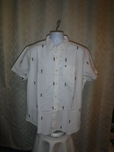 Short Sleeve Full Button down Men's Shirts GAP,XXL,XL,L,M,Multi Color 100% cotto
