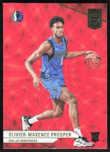 2023-24 3995E Donruss Elite RED Olivier-Maxence Prosper Rookie Dallas Mavericks - Picture 1 of 2
