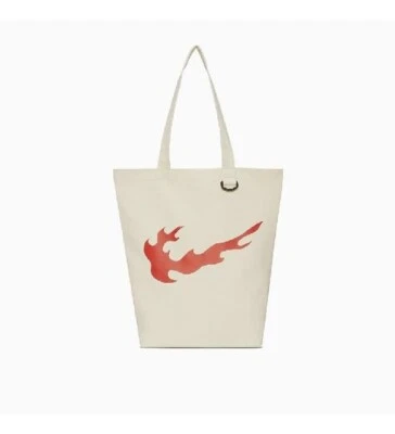 Nike Heritage Tote Bag Beige Red Cavas 977 Cubic Inches New w Tags BA6027-110 - Image 1 of 4