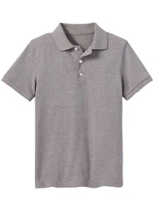 Boys School Uniform Short Sleeve Pique Polo Shirts Summer Colors (XS-2XL) - Picture 1 of 13