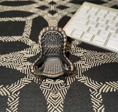 Durham Industries Miniature Rocking Chair Die Cast Metal - Image 1 of 4