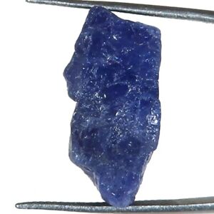 (12 X 23 X 10MM Size) 31.70 Cts. Natural Blue Tanzanite Coarse Loose Gemstone