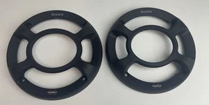 Sony Xplod Speaker Grills Covers 6 1/2” Mid Range New Pair - Picture 1 of 4