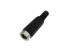 5,5 mm x 2,5 mm 5,5/2,5 CC conector de cañón de alimentación macho colgante libre - paquete de 5 - Imagen 1 de 1