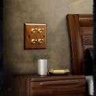 Retro Style Toggle Switch Panel Light Switch Walnut Lightswitch Concealed for