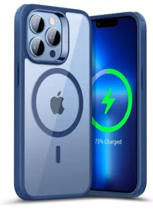 ESR iPhone 13 Pro Halolock magnetische Handyhülle, klar blau kompatibel mit Magsafe - Bild 1 von 4