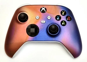 Custom Microsoft Wireless Xbox Series X/S Controller - Red Purple Yellow Swirl - Picture 1 of 3