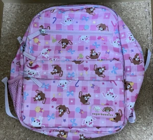 Sanrio Sugarbunnies Backpack for Kids Pink School Bag Rare 28 x 32cm Japan Used - Picture 1 of 6