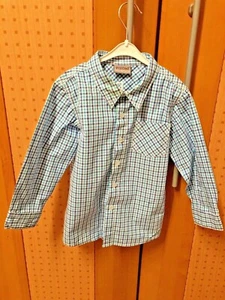 Neues Fixoni Jungen langarm Hemd Größe 98 blau weiß karriert - Bild 1 von 3