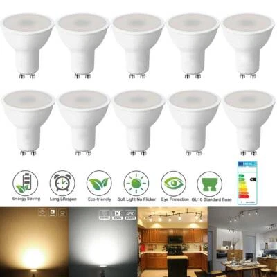 1-30x GU10 LED Lampe Strahler Leuchtmittel 3W 5W 7W Birnen warmweiß kaltweiß - Bild 1 von 4