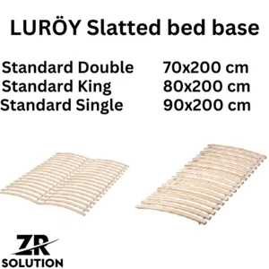 Ikea LUROY Slatted Bed Base,Single,Double,King & European Size Bed Slatted Base - Picture 1 of 9