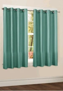 Faux Silk Drapery Grommet Panel 54"x63" (Single Panel) - Picture 1 of 3