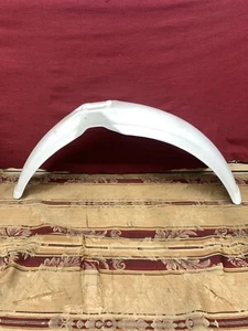 1983 83 Yamaha YZ125 YZ 125 OEM Stock Front Fender Painted White - Picture 1 of 11