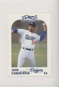 1991 Los Angeles Dodgers Los Angeles Police John Candelaria #54