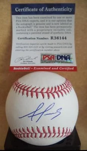 ALEX REYES ST. LOUIS CARDINALS ROOKIE GRAPH SIGNED M.L. BASEBALL PSA/DNA R36144 - Picture 1 of 3