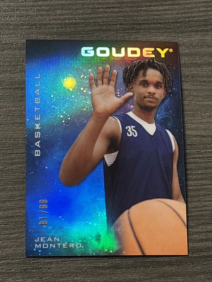 2021 Upper Deck Goodwin Champions Goudey Platinum Cosmic /99 Jean Montero #G41 - Image 1 of 2