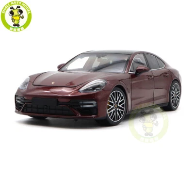 1/18 Minichamps Porsche Panamera Turbo S 2020 Red Metallic Diecast Model Car - Image 1 of 4