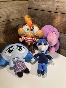 Lote de 4 peluches Disney Inside Out Emotions - Imagen 1 de 6