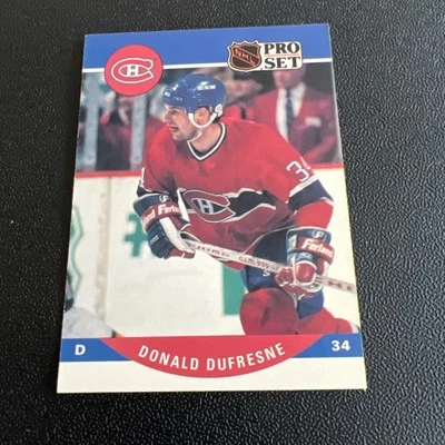 1990-91 Pro Set #469 Donald Dufresne - Image 1 of 2