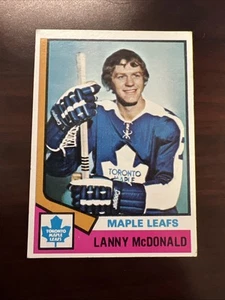 1974-75 TOPPS HOCKEY # 168 LANNY McDONALD NICE CARD - Picture 1 of 3