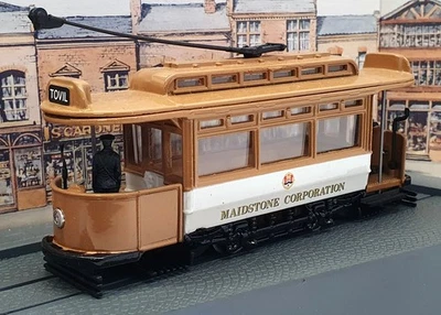 Corgi Appx 12cm Long Diecast D990/6 - Tramcar Maidstone - #18 Tovil - Image 1 of 4