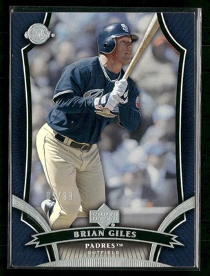 2005 Upper Deck Sweet Spot No78 Брайан Джайлс платиновый No/99 - Изображение 1 из 2