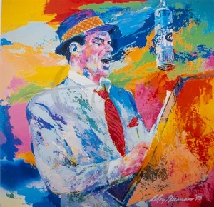 Leroy NEIMAN Frank Sinatra The Singer 1994 Print Poster 20x30" B19-18-17 - Picture 1 of 4