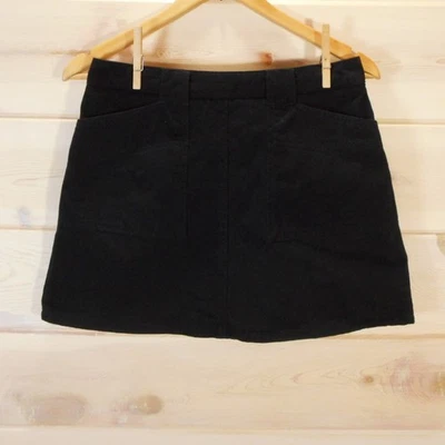 Urban Outfitters BDG женщин размер L джинсовой ткани Jean мини юбка черный назад молнии - Изображение 1 из 4