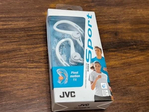 JVC HA-ECX20-W Pivot Motion Fit In Ear Headphones for Running - White - Picture 1 of 3