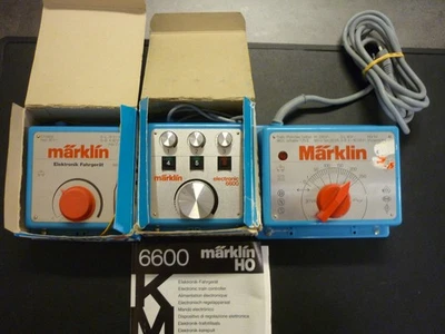 Märklin 6600 Electronic -- Driving Device with Original Packaging + Märklin Transformer 6631 + 6699 - Image 1 of 4