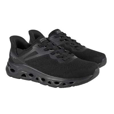 Skechers Men's Glide Step Sneakers - BLACK (Select Size: 8-14 w/ Half Sizes) - Image 1 of 4