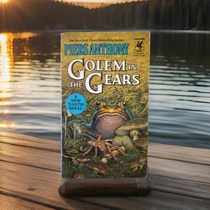 Golem in the Gears Fantasy Paperback Book Piers Anthony from Del Rey 1986 - Picture 1 of 7