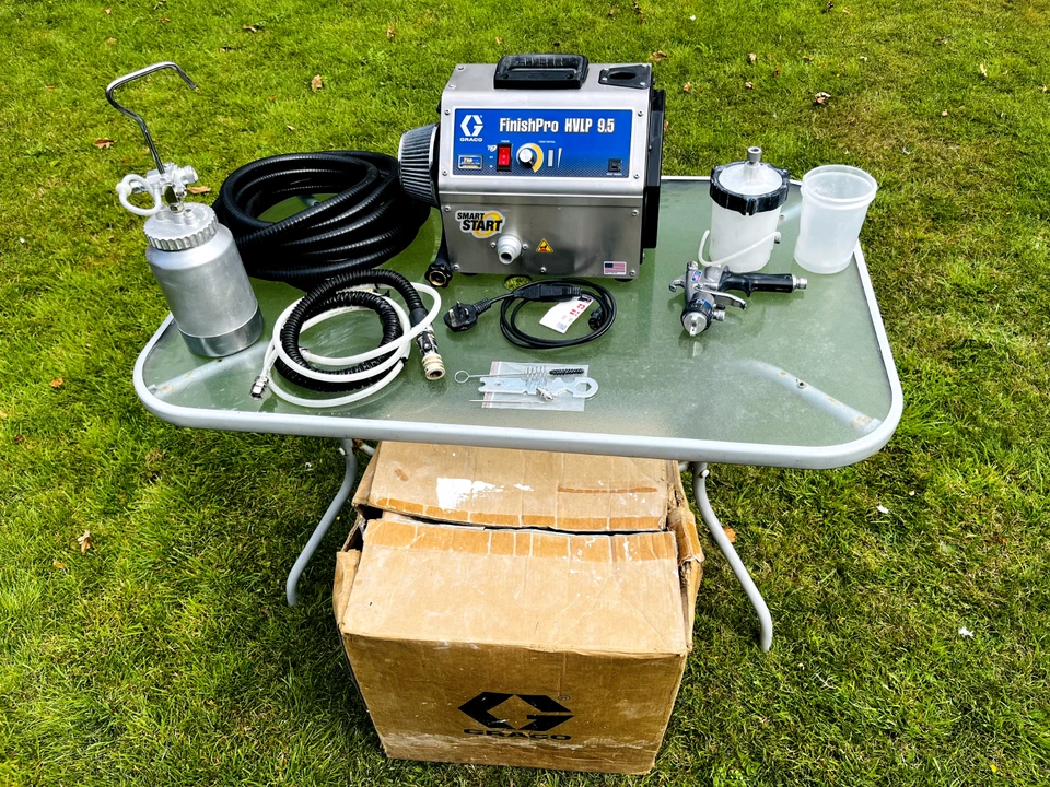 Graco FinishPro HVLP 9.5 Pro Contractor Sprayer 240V - Used Good Condition - Image 1 of 2