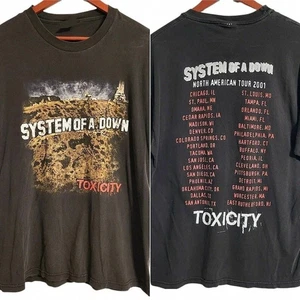 Camisa System Of A Down Tour, System Of A Down Shirt, System Of A Down Toxicity - Imagen 1 de 6