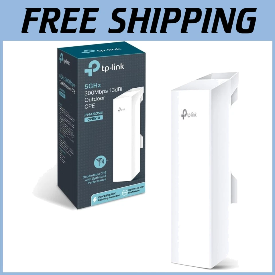 Long Range Outdoor Wireless Bridge 5GHz N300 CPE - Image 1 of 4