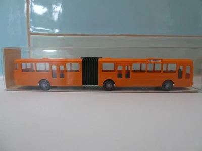 Autobús articulado Wiking HO/OO calibre 1/87 24705 naranja Bendy Bus de colección en caja en muy buena condición Foto 1 de 4