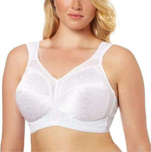 NWOT White Playtex 18 Hour Shoulder Comfort Wireless Bra 4693 Size 48D - Picture 1 of 1