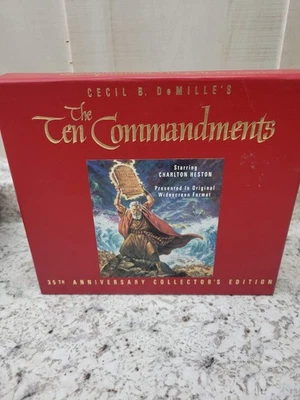 The Ten Commandments VHS 35th Anniversary Collector's Edition Epic Paramount - Image 1 of 2