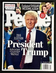 People Magazine November 21, 2016 Election Of President Donald Trump (No Label) - Bild 1 von 16