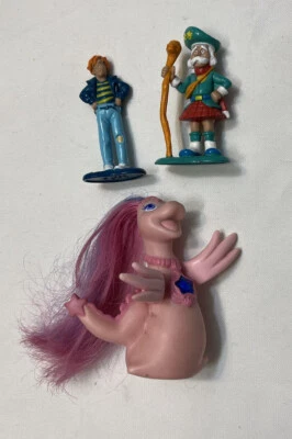 Vintage Secret Of Loch Happy Ness Sir Prize Halsey Pvc figure Lot Galoob 1994 - Image 1 of 4